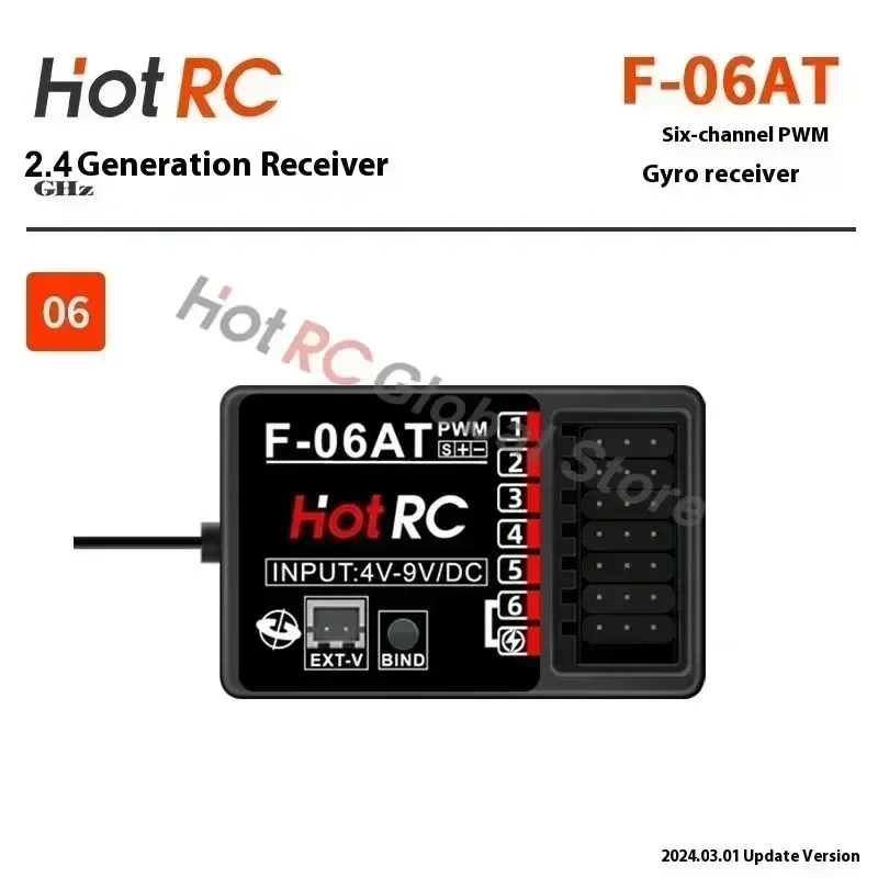 HOTRC 2.4Ghz 4/6/8チャンネル F-04A  - Rc Hobby Shops のレビューと価格