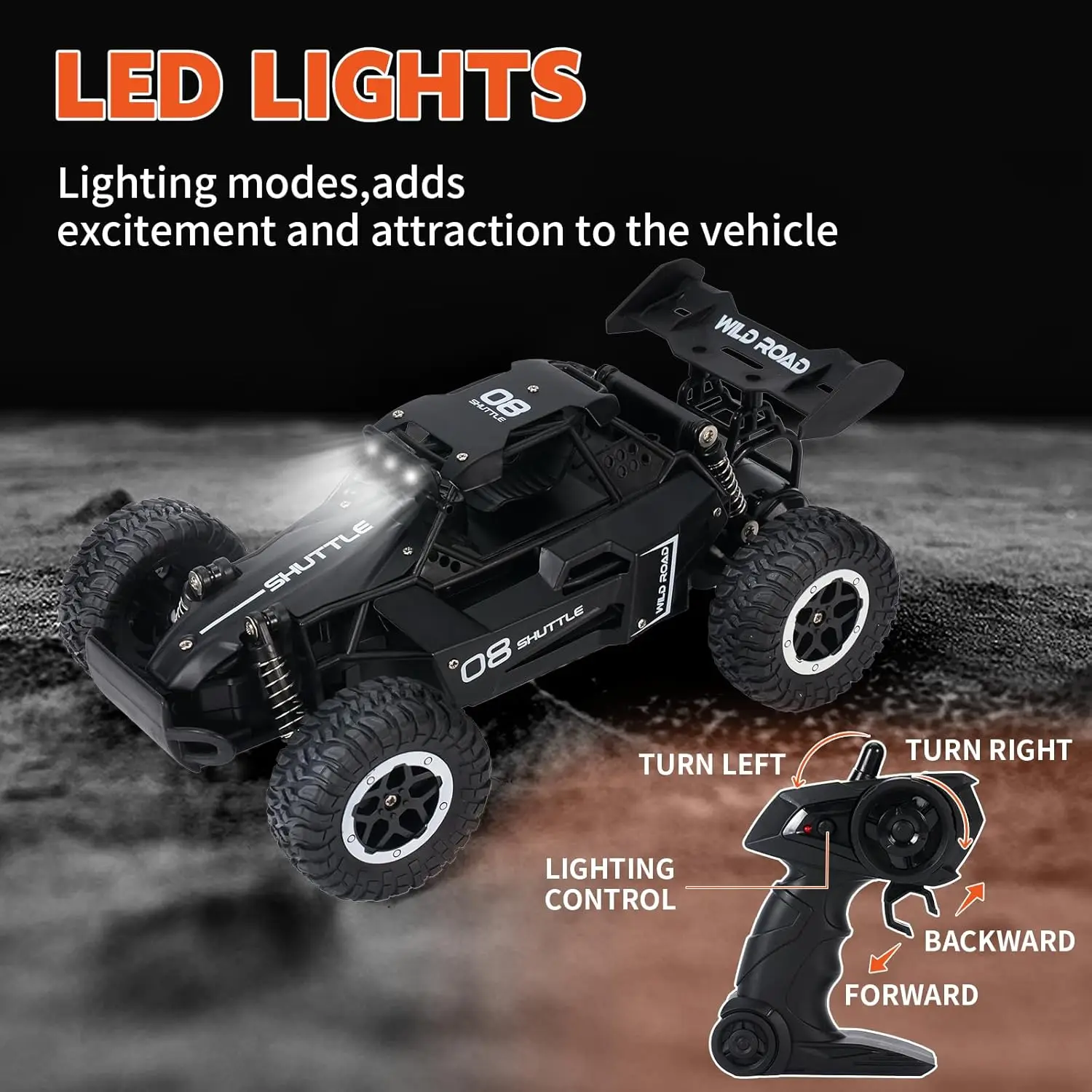 1:16 2.4Gモデル 2WD高速オフロードRCカー LE - Rc Hobby Toucan のレビューと価格